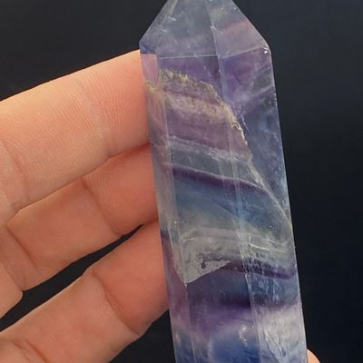 Sale Photo Thumbnail #296: Oblisk, Fluorite, Rock, Carving, Tower, Fluorescent