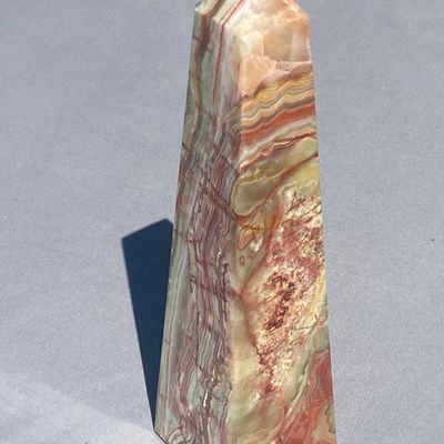 Sale Photo Thumbnail #240: Tower, Onyx, Calcite, Rock, Carving, Collectible, Decor