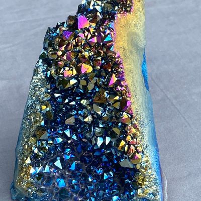 Sale Photo Thumbnail #45: Titanium, Amethyst, Rock, Crystal, Decor, Collectible