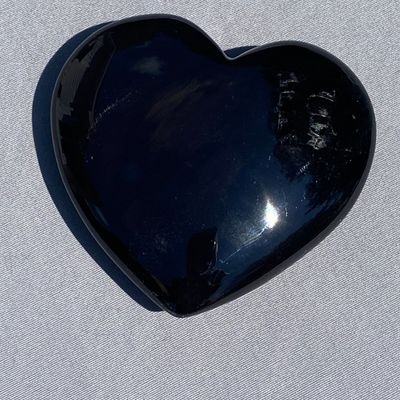 Sale Photo Thumbnail #253: Heart, Obsidian, Glass, Rock, Collectible