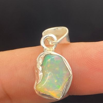 Sale Photo Thumbnail #206: Opal, Rock, Jewerly, Sterling Silver, Pendant