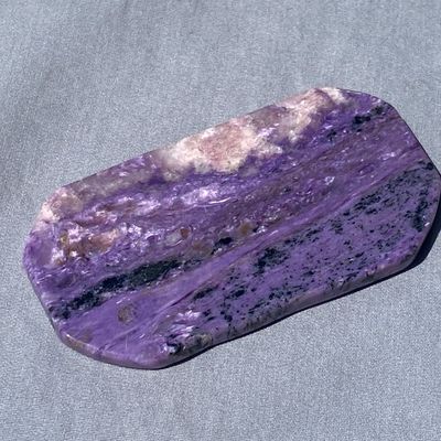 Sale Photo Thumbnail #125: Chariorite, Rock, Slab, Lapidary