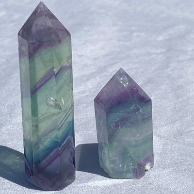 Sale Photo Thumbnail #111: Fluorite, Oblisk, Tower, Carving, Rock, Collectible