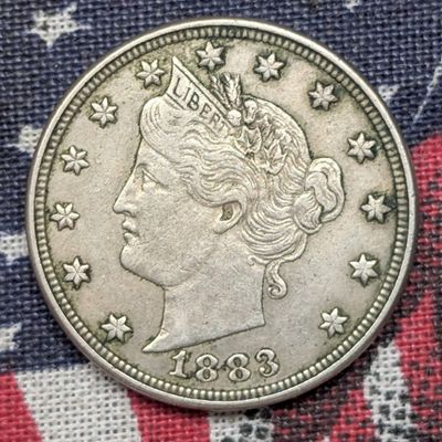 Sale Photo Thumbnail #286: 1883 No Cents Liberty Head V Nickel - Key Date