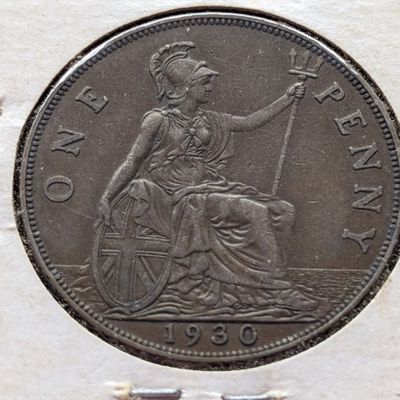 Sale Photo Thumbnail #368: 1930 United Kingdom One Penny - VF