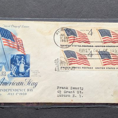 Sale Photo Thumbnail #394: 1959 Independence Day First Day Cachet