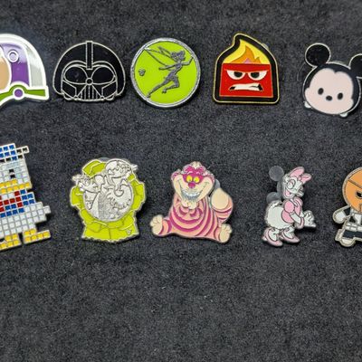Sale Photo Thumbnail #182: (10) Assorted Disney Pins, $12-20 Dollars Each at Disneyland