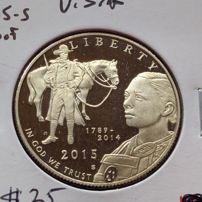 Sale Photo Thumbnail #136: 2015-S Proof Commemorative U.S. Marshals Service 225th Anniversary Half Dollar - Low Mintage!