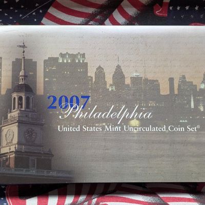 Sale Photo Thumbnail #364: 2007-P Only United States Mint Uncirculated with State Quarters, Presidential Dollars and Sacagawea Dollar, 14-Coin Set with OGP and COA