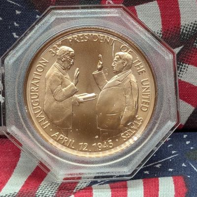 Sale Photo Thumbnail #138: 1975 President Roosevelt Inauguration Round