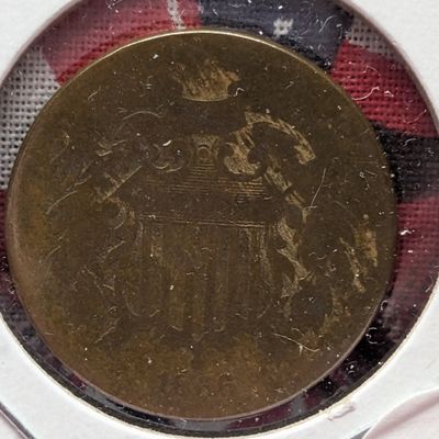 Sale Photo Thumbnail #411: 1866 US Two-Cent Piece