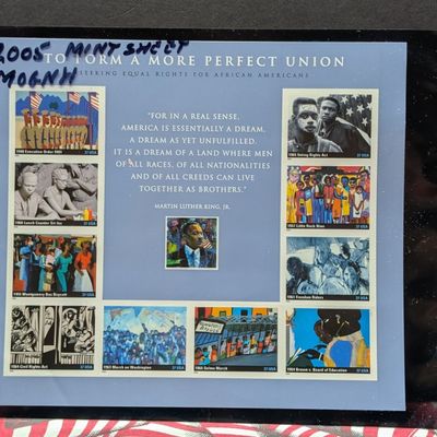 Sale Photo Thumbnail #327: 2005 To Form A More Perfect Union Stamp Sheet, Mint, Original Gum, Never Hinged