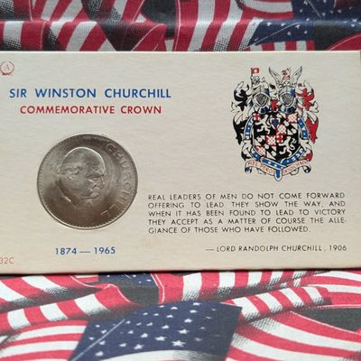 Sale Photo Thumbnail #149: 1965 Sir Winston Churchill Commemorative Crown Coin