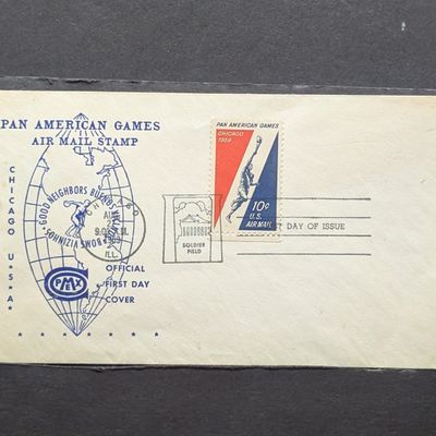Sale Photo Thumbnail #391: 1959 Pan American Games First Day Cachet