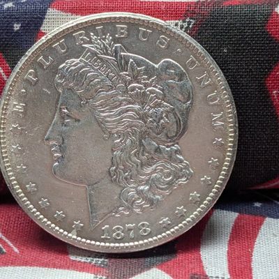 Sale Photo Thumbnail #12: 1878-CC Morgan 90% Silver Dollar