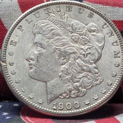 Sale Photo Thumbnail #295: 1900 Morgan 90% Silver Dollar, The First Zeppelin Flight, 126 Years Old!, Turn of The Century