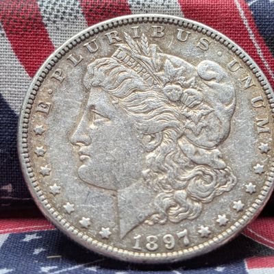 Sale Photo Thumbnail #160: 1897 Morgan Dollar - 90% Silver