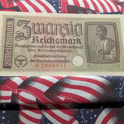 Sale Photo Thumbnail #83: 1940-1945 Germany 20 Reichsmark From Occupied Territories