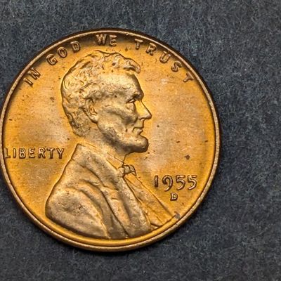 Sale Photo Thumbnail #301: 1955-D Lincoln Wheat Cent - Uncirculated