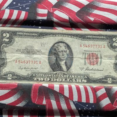 Sale Photo Thumbnail #119: 1953-A $2 U.S. Bank Note