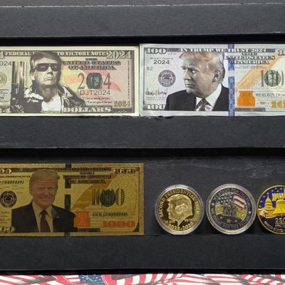 Sale Photo Thumbnail #57: 2024 Donald Trump Novelty Collectibles - Donald Trump Notes & Coins/Rounds - No Melt/Face Value