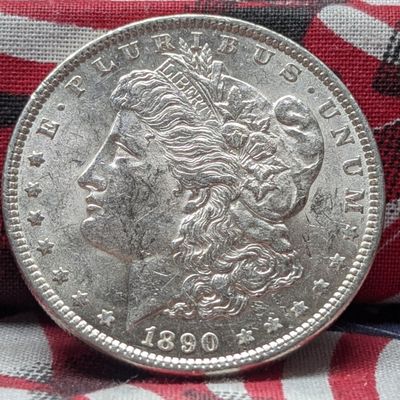 Sale Photo Thumbnail #97: 1890 Morgan Dollar - High Grade UNC - 90% Silver