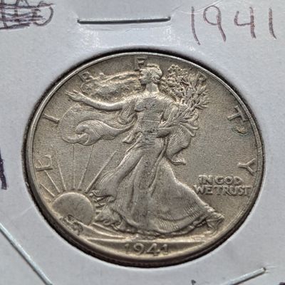 Sale Photo Thumbnail #19: 1941-P Walking Liberty 90% Silver Half Dollar