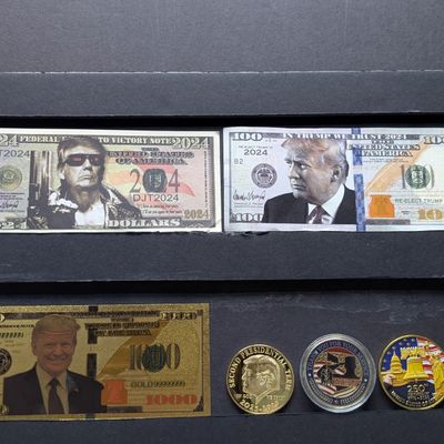 Sale Photo Thumbnail #107: 2024 Donald Trump Novelty Collectibles - Donald Trump Notes & Coins/Rounds - No Melt/Face Value