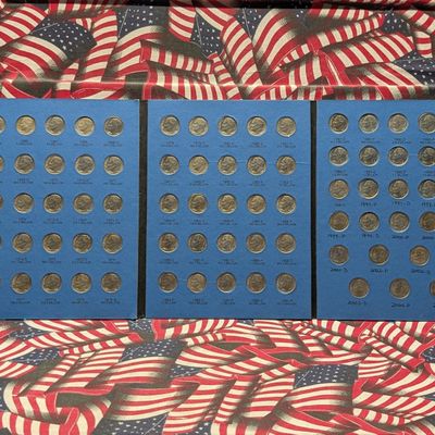 Sale Photo Thumbnail #9: 1965-2004 Roosevelt Dime Album, 77 Coins Total