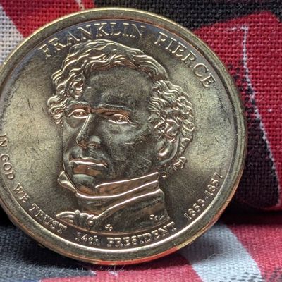 Sale Photo Thumbnail #17: 2010-D Franklin Pierce Presidential Dollar -Position B - Uncirculated bought directly from the US mint when released