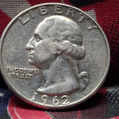 Sale Photo Thumbnail #236: 1962-D Washington Quarter, 64 Years old, 90% Silver,