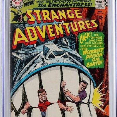 Sale Photo Thumbnail #450: STRANGE ADVENTURES 187 1ST APP ENCHANTRESS CGC 7.5