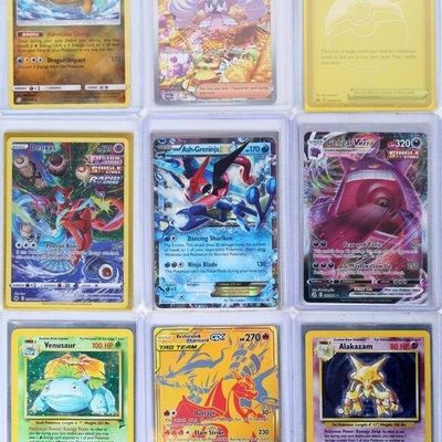 Sale Photo Thumbnail #254: ASSORTED POKEMON CARDS FT ALAKAZAM LOT OF 9