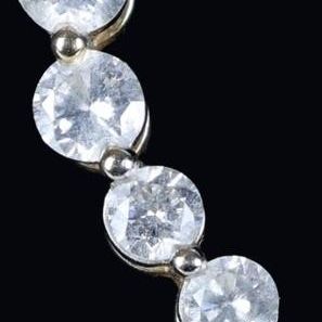 Sale Photo Thumbnail #393: 14K YELLOW GOLD NATURAL DIAMOND LADIES NECKLACE