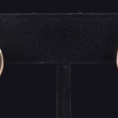 Sale Photo Thumbnail #339: 14K YELLOW GOLD LADIES EARRINGS W/ PEARL & LAPIS