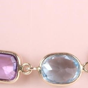 Sale Photo Thumbnail #372: 14K MULTI GEMSTONE LADIES TENNIS  BRACELET