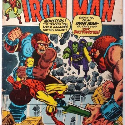 Sale Photo Thumbnail #449: 1ST THANOS INVINCIBLE IRON MAN #55 1S DRAX STARFOX