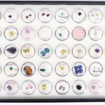 Sale Photo Thumbnail #45: ~100CTW LOOSE ASSORTED SEMI-PRECIOUS GEMSTONES