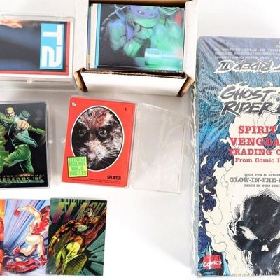 Sale Photo Thumbnail #15: ASSORTED 90'S CARDS TMNT DESERT STORM GHOST RIDER+