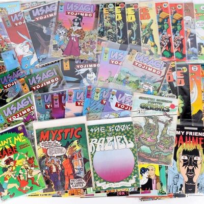 Sale Photo Thumbnail #405: INDIE COMIC CLASSICS JUDGE DREDD CHEVAL NOIR+ (79)