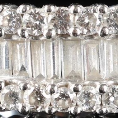 Sale Photo Thumbnail #310: 14K WHITE GOLD NATURAL DIAMOND LADIES RING