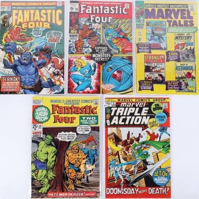 Sale Photo Thumbnail #9: FANTASTIC FOUR & CLASSIC REPRINT MARVEL COMICS (5)