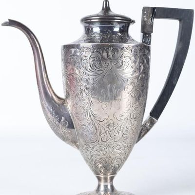 Sale Photo Thumbnail #74: BLACK STARR & FROST STERLING SILVER COFFEE PITCHER