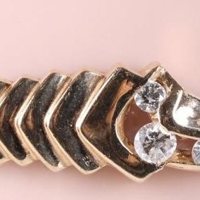 Sale Photo Thumbnail #141: NATURAL DIAMOND GOLD SOPHISTICATED LADIES BRACELET