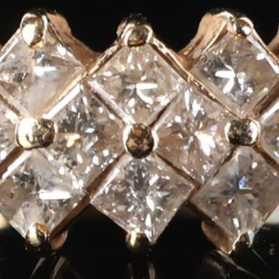 Sale Photo Thumbnail #294: 1.6 CTW DIAMONDS 14K YELLOW GOLD LADIES RING