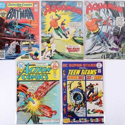 Sale Photo Thumbnail #8: DC COMICS SILVER/BRONZE AQUAMAN BATMAN ETC VF/NM 5