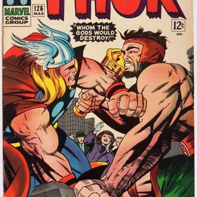Sale Photo Thumbnail #265: MIGHTY THOR #126 SILVER AGE HERCULES APPEARANCE
