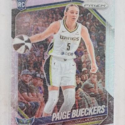 Sale Photo Thumbnail #117: WNBA PAIGE BUECKERS PANINI PRIZM SILVER 5 RARE