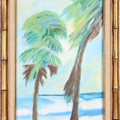 Sale Photo Thumbnail #178: ORIGINAL RODNEY DEMPS FLORIDA HIGHWAYMEN PAINTING