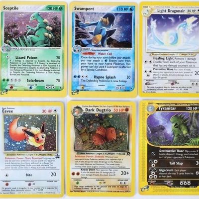 Sale Photo Thumbnail #218: RARE/UNCOMMON VINTAGE POKEMON LOT '02 TYRANITAR 10